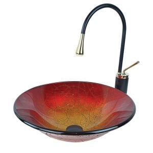 Dekoratif Cam Lavabo GLS-106