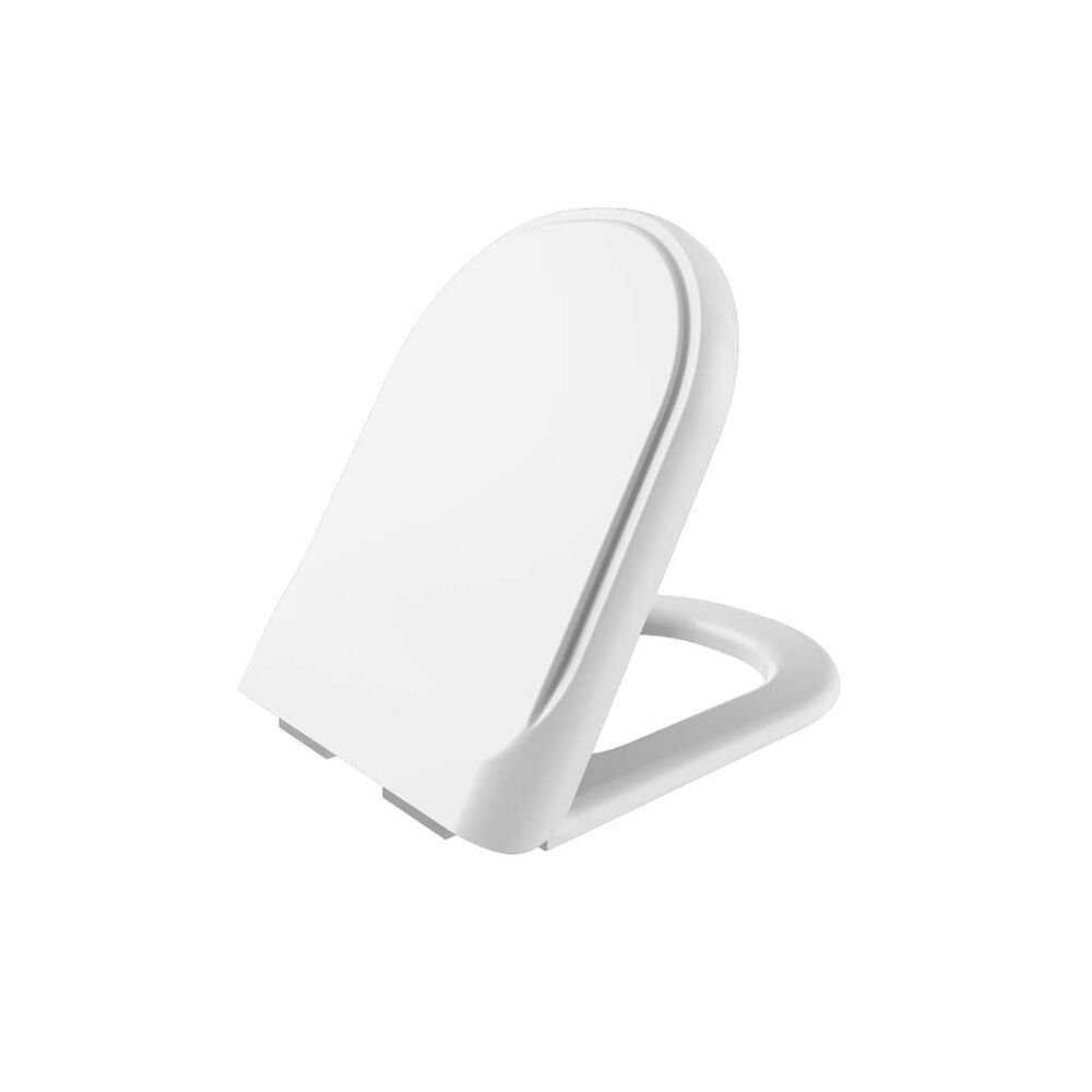 Antik Duroplast Yavaş Kapanan Beyaz Klozet Kapağı KC0303